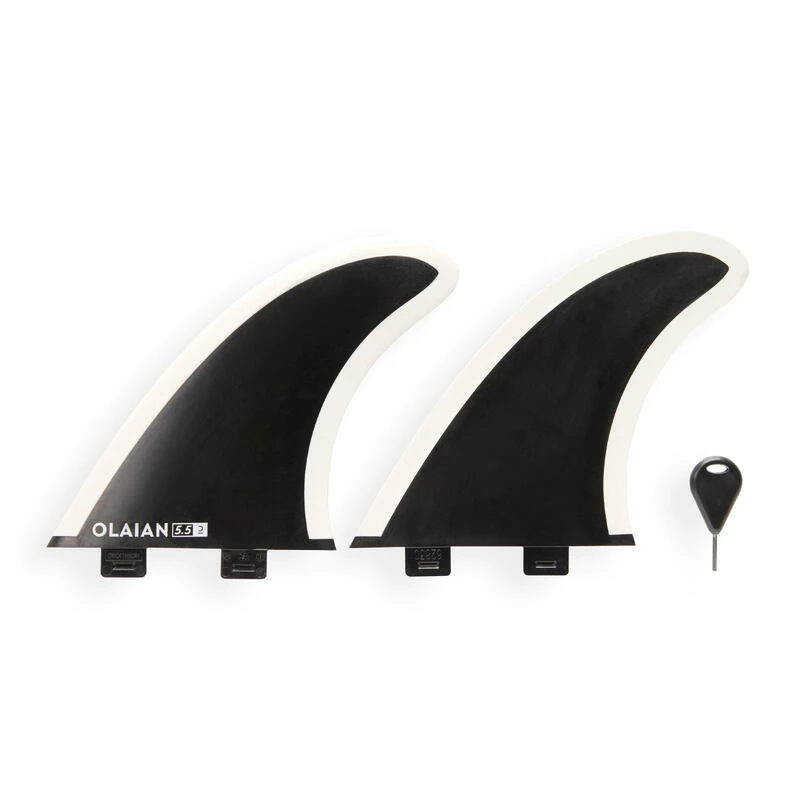 2 Ailerons 5"5 à Bords Souples Pour Twin Fish . 3 2 Ailerons 5"5 à Bords Souples Pour Twin Fish .