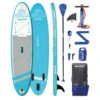 AQUAPLANET Kit De Planche à Pagaie Gonflable Pour Kayak - Rockit, Bleu