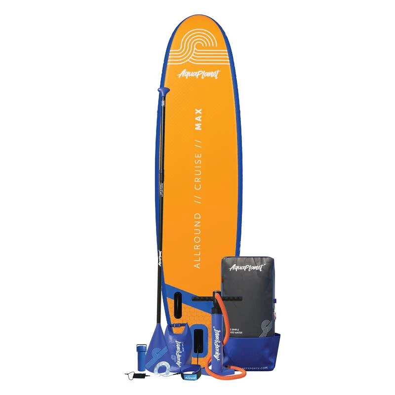 AQUAPLANET Kit Paddle Gonflable - Max Orange 5 AQUAPLANET Kit Paddle Gonflable - Max Orange – Image 3