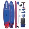 AQUAPLANET Kit Stand Up Paddle Gonflable - Pace Rouge Et Bleu -Magasin De Surf aquaplanet kit stand up paddle gonflable pace rouge et bleu