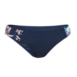 Bas De Maillot De Bain Femme Culotte Roxy Uni Avec Empiècement Floral -Magasin De Surf bas de maillot de bain femme culotte roxy uni avec empiecement floral 2