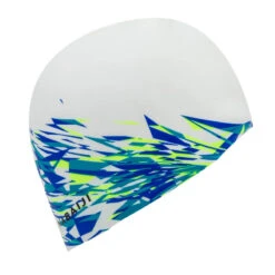 BONNET DE BAIN SILICONE PRINT FIRE BLANC -Magasin De Surf bonnet de bain silicone print fire blanc 2