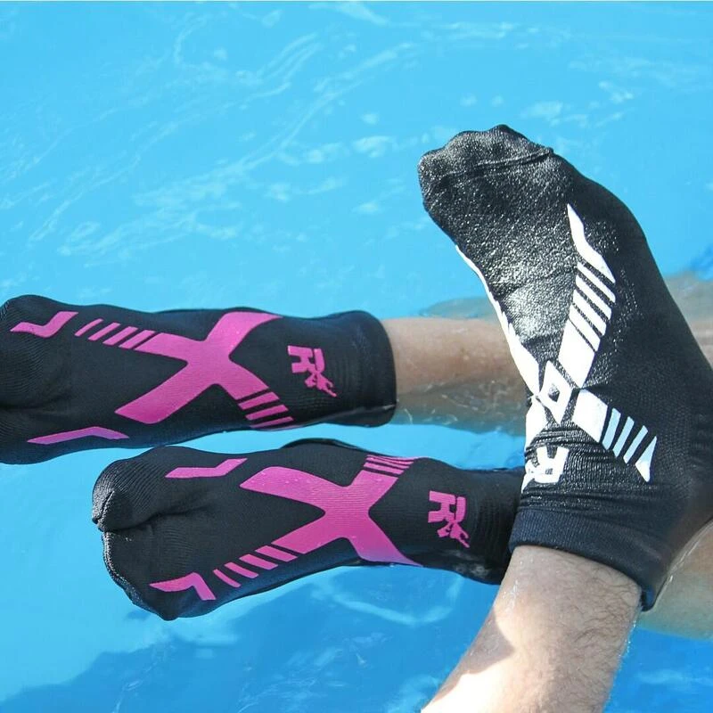 Chaussettes Natation Adulte Piscine Antidérapantes Antibactérien Fuchsia 7 Chaussettes Natation Adulte Piscine Antidérapantes Antibactérien Fuchsia – Image 5