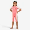 Combinaison Anti UV Bébé Kloupi Rose Imprimé ARC EN CIEL -Magasin De Surf combinaison anti uv bebe kloupi rose imprime arc en ciel