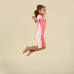 Combinaison Anti UV Bébé Kloupi Rose Imprimé ARC EN CIEL -Magasin De Surf combinaison anti uv bebe kloupi rose imprime arc en ciel 3