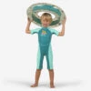 Combinaison Anti UV Bébé Kloupi Vert Imprimé SAVANE -Magasin De Surf combinaison anti uv bebe kloupi vert imprime savane