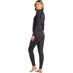 Billabong Combinaison De Surf 4/3mm Zip Dos - Noir - Launch - Femme -Magasin De Surf combinaison de surf 43mm zip dos noir launch femme 2