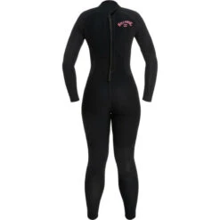 Billabong Combinaison De Surf 4/3mm Zip Dos - Noir - Launch - Femme -Magasin De Surf combinaison de surf 43mm zip dos noir launch femme 4