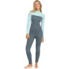 Roxy Combinaison De Surf Prologue 4/3mm GBS - Zip Au Dos Vert Femmes -Magasin De Surf combinaison de surf prologue 43mm gbs zip au dos vert femmes