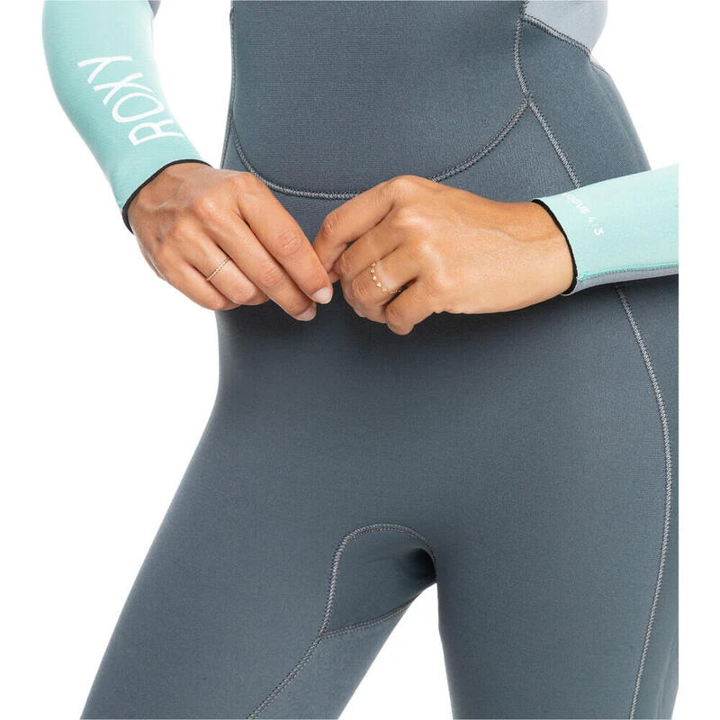 Roxy Combinaison De Surf Prologue 4/3mm GBS - Zip Au Dos Vert Femmes 5 Roxy Combinaison De Surf Prologue 4/3mm GBS - Zip Au Dos Vert Femmes – Image 3