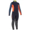 Tribord Combinaison Néoprène 3/2mm Cousu-collée Voile Enfant Dinghy 500 Bleu/orange -Magasin De Surf combinaison neoprene 32mm cousu collee voile enfant dinghy 500 bleuorange