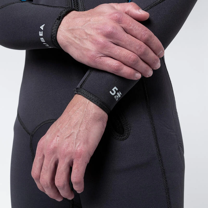 Combinaison Plongée Homme Néoprène 5mm - SCD 500 Noir Et Bleu 9 Combinaison Plongée Homme Néoprène 5mm - SCD 500 Noir Et Bleu – Image 7