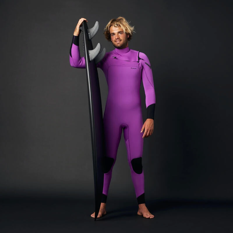 Combinaison Surf Néoprène 4/3 Mm Homme - 900 Fuchsia 3 Combinaison Surf Néoprène 4/3 Mm Homme - 900 Fuchsia