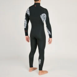 Combinaison Surf Néoprène 4/3 Mm Homme - 900 Team Rider Noir -Magasin De Surf combinaison surf neoprene 43 mm homme 900 team rider noir 2