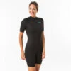 Combinaison Surf Shorty 100 Néoprène 1,5mm Femme Noire 2 Combinaison Surf Shorty 100 Néoprène 1,5mm Femme Noire -Magasin De Surf combinaison surf shorty 100 neoprene 15mm femme noire
