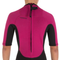 Tribord Combinaison Surf Shorty 100 Néoprène Enfant Violet -Magasin De Surf combinaison surf shorty 100 neoprene enfant violet 3