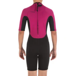 Tribord Combinaison Surf Shorty 100 Néoprène Enfant Violet -Magasin De Surf combinaison surf shorty 100 neoprene enfant violet 4