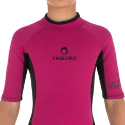 Tribord Combinaison Surf Shorty 100 Néoprène Enfant Violet -Magasin De Surf combinaison surf shorty 100 neoprene enfant violet 6