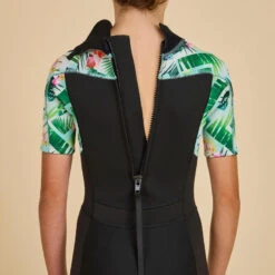 COMBINAISON SURF SHORTY 500 NEOPRENE 1.5MM FILLE NOIRE TIARE 16 COMBINAISON SURF SHORTY 500 NEOPRENE 1.5MM FILLE NOIRE TIARE -Magasin De Surf combinaison surf shorty 500 neoprene 15mm fille noire tiare 5