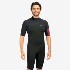 Combinaison Surf Shorty 500 Stretch Néoprène 1,5 Mm Homme Bdx