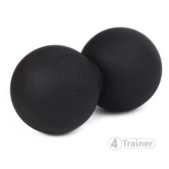Double Balle De Massage Lacrosse - Noir - 4TRAINER