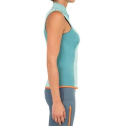 GILET NÉOPRÈNE KAYAK ET STAND UP PADDLE 500 FEMME 2 MM VERT -Magasin De Surf gilet neoprene kayak et stand up paddle 500 femme 2 mm vert 5