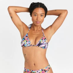 Haut De Maillot De Bain Triangle Femme - Mae Bibi Rose 9 Haut De Maillot De Bain Triangle Femme - Mae Bibi Rose -Magasin De Surf haut de maillot de bain triangle femme mae bibi rose 2