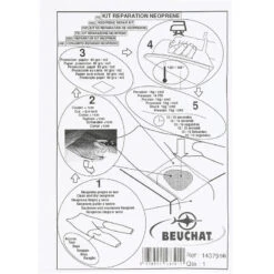 BEUCHAT Kit Pièce De Réparation Néoprène 9 BEUCHAT Kit Pièce De Réparation Néoprène -Magasin De Surf kit piece de reparation neoprene 2