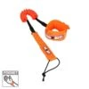 LEASH DE WINGFOIL HOWZIT COIL ORANGE POIGNET 4' 2 LEASH DE WINGFOIL HOWZIT COIL ORANGE POIGNET 4' -Magasin De Surf leash de wingfoil howzit coil orange poignet 4