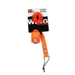 LEASH DE WINGFOIL HOWZIT COIL ORANGE POIGNET 4' -Magasin De Surf leash de wingfoil howzit coil orange poignet 4 2