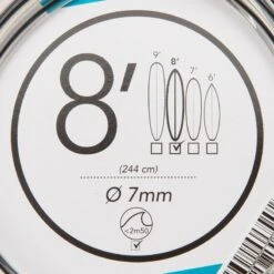 Leash Surf 8' (240 Cm) Diamètre 7 Mm Noir 17 Leash Surf 8' (240 Cm) Diamètre 7 Mm Noir -Magasin De Surf leash surf 8 240 cm diametre 7 mm noir 5