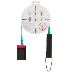 Leash Surf 8' (240 Cm) Diamètre 7 Mm Vert -Magasin De Surf leash surf 8 240 cm diametre 7 mm vert 4