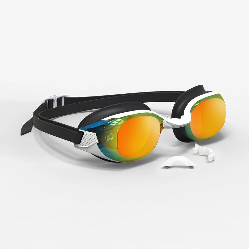Lunettes De Natation BFIT - Verres Miroirs - Taille Unique - Noir Orange 3 Lunettes De Natation BFIT - Verres Miroirs - Taille Unique - Noir Orange