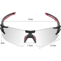 ROCKBROS Lunettes Photochromiques De Vélo 10125 Anti-uv400 - Noir Et Rouge -Magasin De Surf lunettes photochromiques de velo 10125 anti uv400 noir et rouge 4