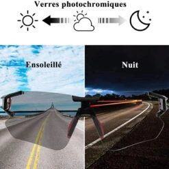 ROCKBROS Lunettes Photochromiques De Vélo 10125 Anti-uv400 - Noir Et Rouge -Magasin De Surf lunettes photochromiques de velo 10125 anti uv400 noir et rouge 5