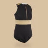 MAILLOT DE BAIN 1 PIECE CALYSTA FILLE 900 NOIR OR 1 MAILLOT DE BAIN 1 PIECE CALYSTA FILLE 900 NOIR OR -Magasin De Surf maillot de bain 1 piece calysta fille 900 noir or