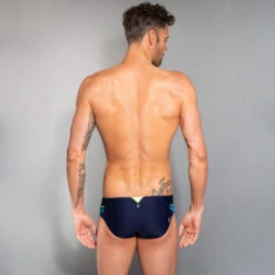 MAILLOT DE BAIN NATATION HOMME SLIP 900 YOKE NAVY -Magasin De Surf maillot de bain natation homme slip 900 yoke navy 3