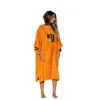 Pacifique Sud | Poncho Surf | Orange | Avec Manches -Magasin De Surf pacifique sud poncho surf orange avec manches
