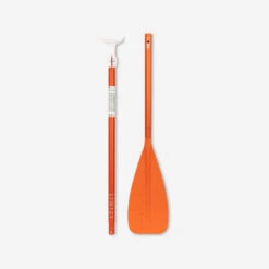 Pagaie Stand Up Paddle Démontable Et Réglable En 3 Parties (170-220cm Orange) -Magasin De Surf pagaie stand up paddle demontable et reglable en 3 parties 170 220cm orange 2