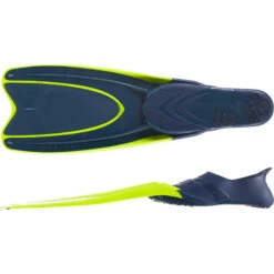 Palmes De Plongée Bouteille SCD 100 FF Bleu/Jaune Fluo -Magasin De Surf palmes de plongee bouteille scd 100 ff bleujaune fluo 2
