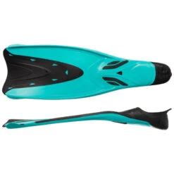 Palmes Plongée - FF 500 Soft Turquoise Fluo -Magasin De Surf palmes plongee ff 500 soft turquoise fluo 3