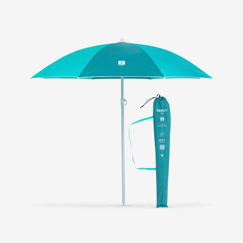 Decathlon PARASOL DE PLAGE PARUV 160 UPF 50+ 2 PLACES - Bleu Vert 3 Decathlon PARASOL DE PLAGE PARUV 160 UPF 50+ 2 PLACES - Bleu Vert