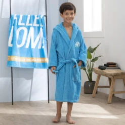 Peignoir De Bain Enfant 100% Coton Football Marseille - 2020 -Magasin De Surf peignoir de bain enfant 100 coton football marseille 2020 2