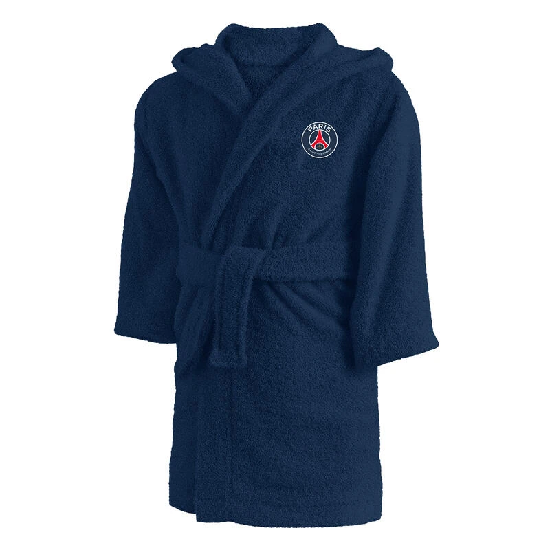 Peignoir De Bain Enfant 100% Coton Football Paris - Tricolore 6 Peignoir De Bain Enfant 100% Coton Football Paris - Tricolore – Image 4