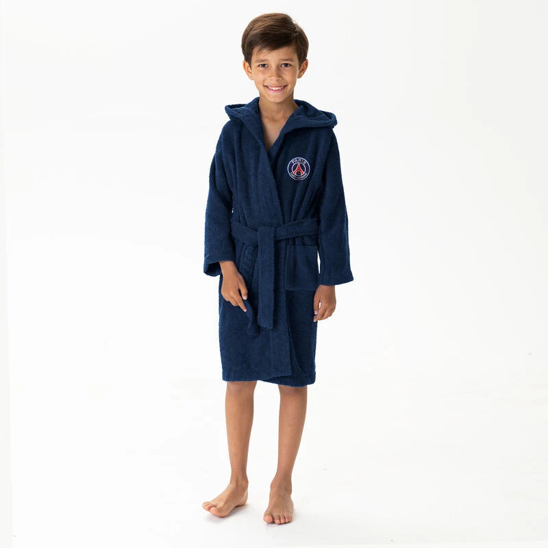 Peignoir De Bain Enfant 100% Coton Football Paris - Tricolore 3 Peignoir De Bain Enfant 100% Coton Football Paris - Tricolore