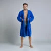 PEIGNOIR DE BAIN HOMME WATER POLO COTON EPAIS BLEU CLAIR -Magasin De Surf peignoir de bain homme water polo coton epais bleu clair