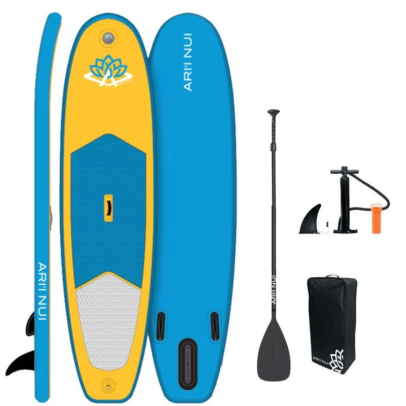 Planche De Stand Up Paddle Gonflable Mahana 10'0" Yellow 3 Planche De Stand Up Paddle Gonflable Mahana 10'0" Yellow