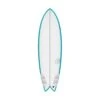 Torq Planche De Surf Fish TEC Teal/White 5'8 -Magasin De Surf planche de surf fish tec tealwhite 58