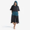 PONCHO SURF 500 ADULTE Noir -Magasin De Surf poncho surf 500 adulte noir