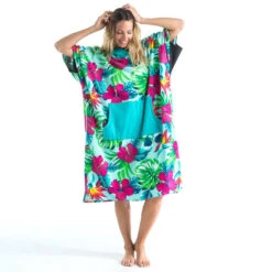 PONCHO SURF 500 ADULTE Print Bora -Magasin De Surf poncho surf 500 adulte print bora 2